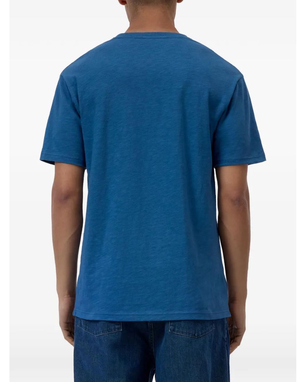 Closed Blue T-Shirt À Col Rond for men