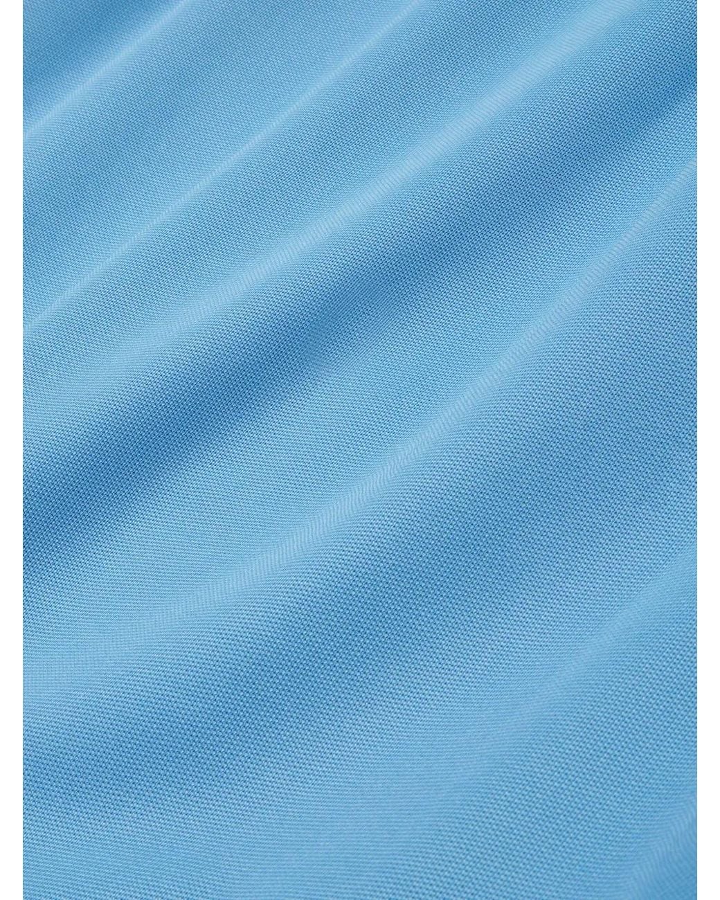Sporty & Rich Blue Runner Logo-Print Track Pants
