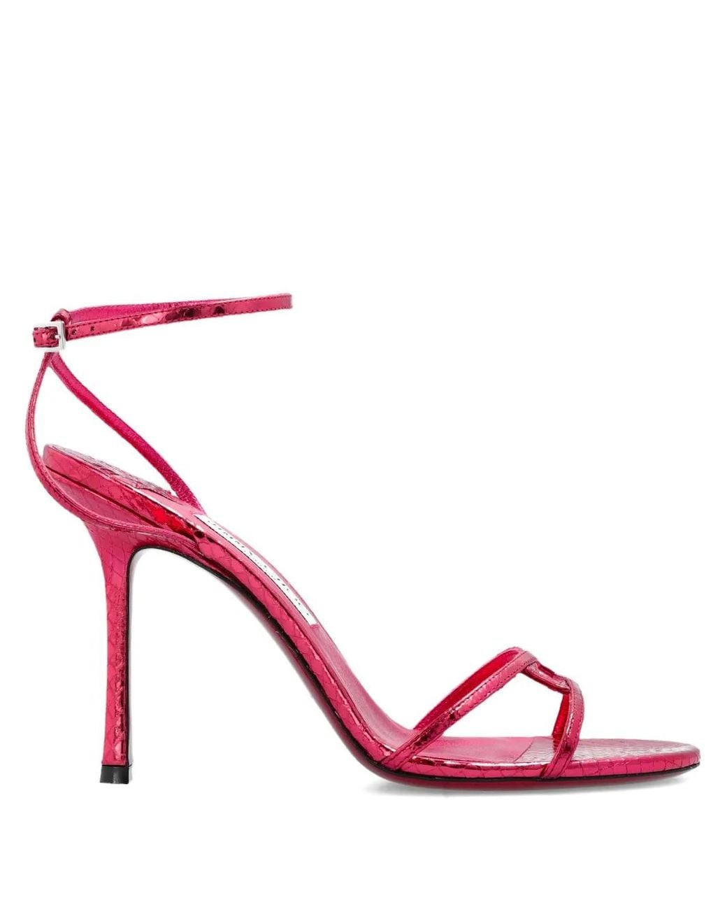Jimmy Choo Pink Leo 100 Pumps
