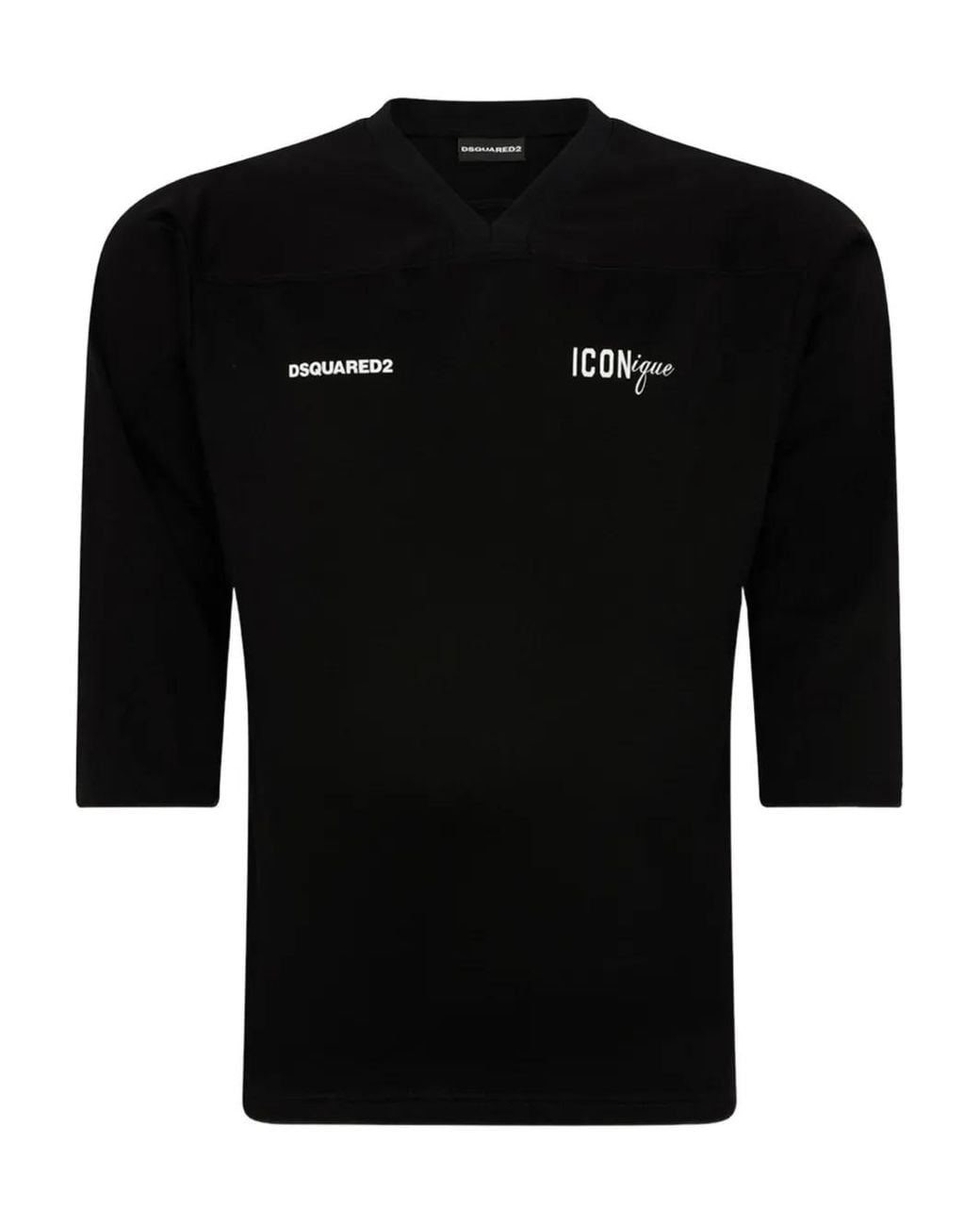 DSquared² Black Iconique T-Shirt for men