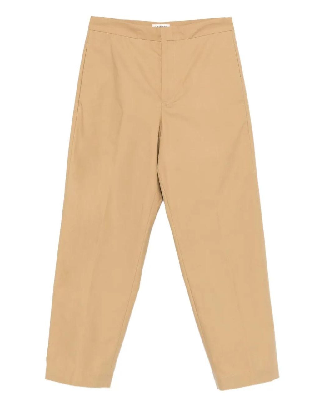 Jil Sander Natural Cotton Tapered Trousers for men