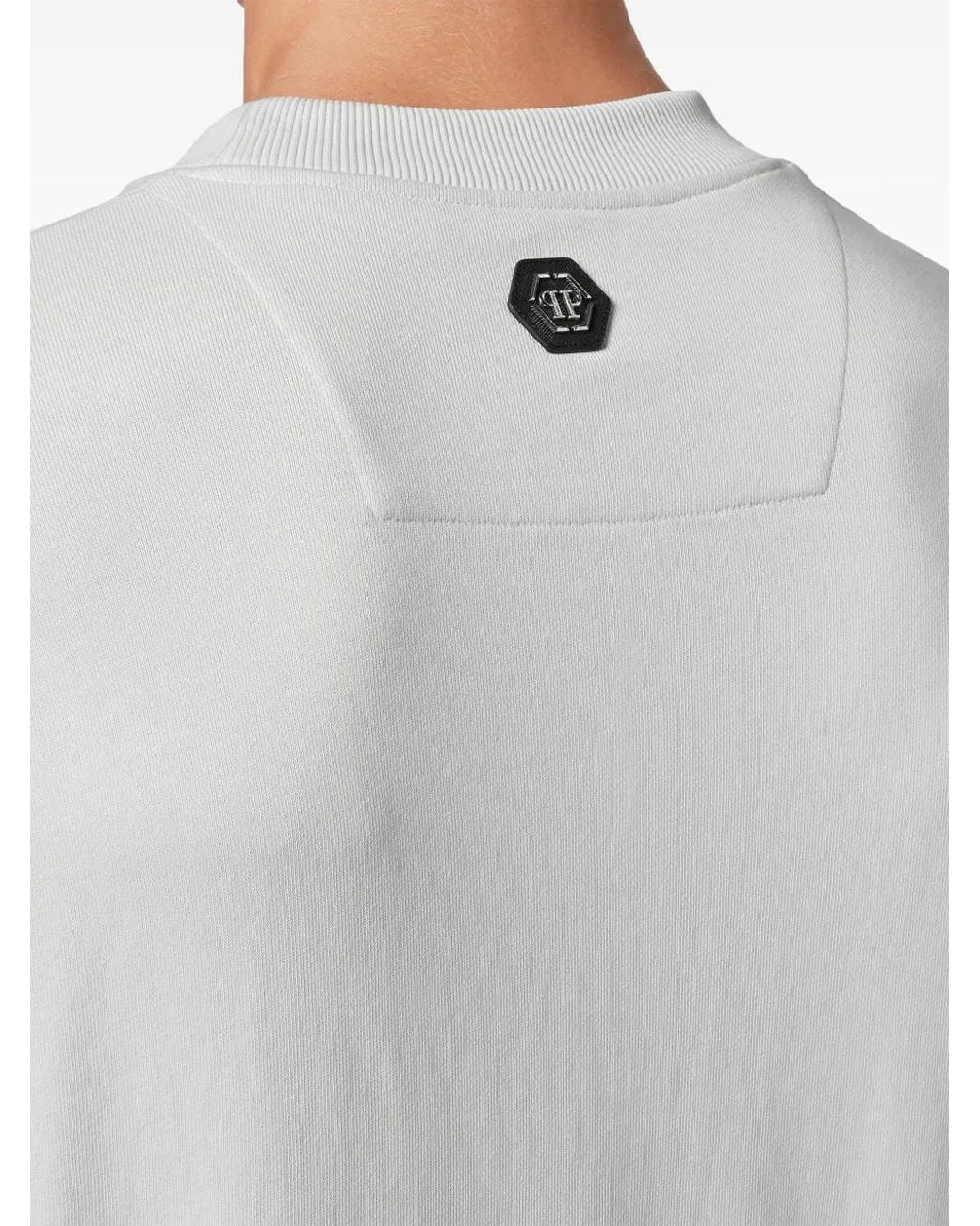 Sweat En Coton À Imprimé Tête De Mort Philipp Plein pour homme en coloris Blue