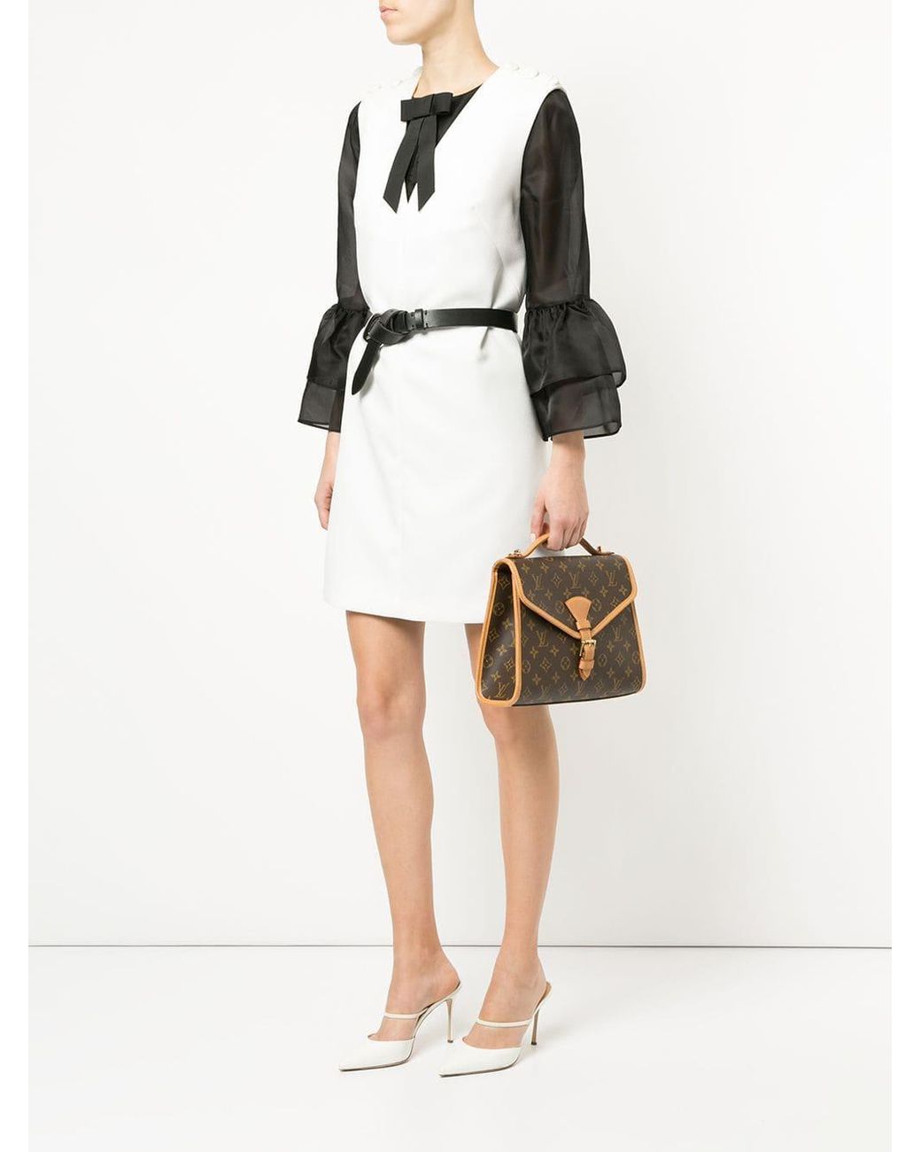 Authentic Louis Vuitton Bel Air PM 2 Way Monogram Shoulder Bag