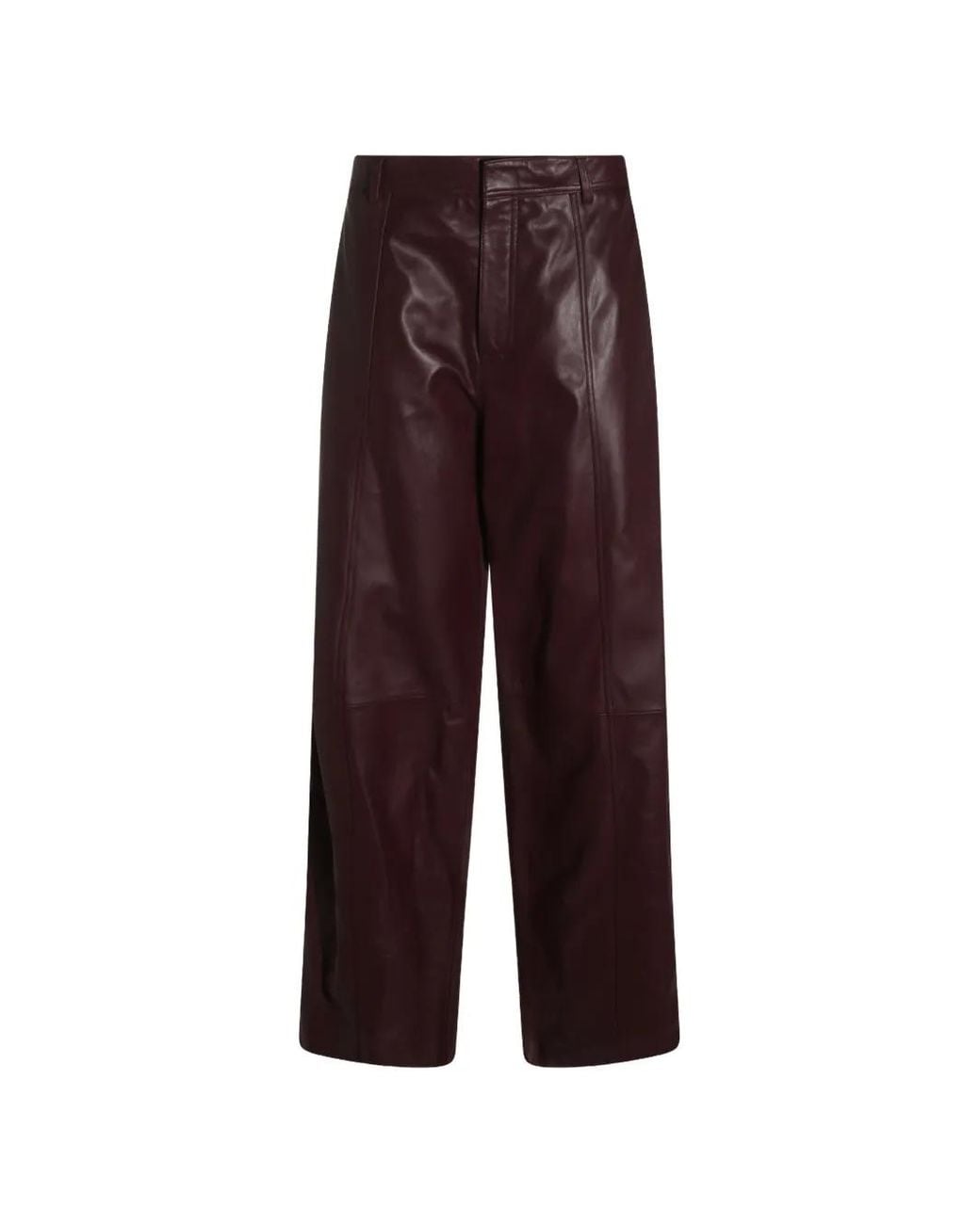 Alberta Ferretti Purple Wide-Leg Trousers