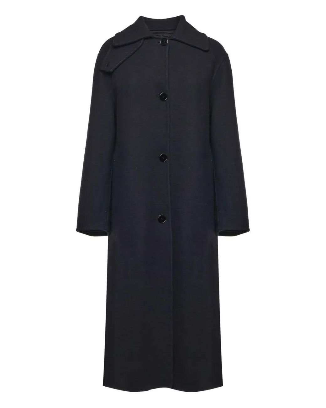 Moncler Blue Barrelene Long Coat