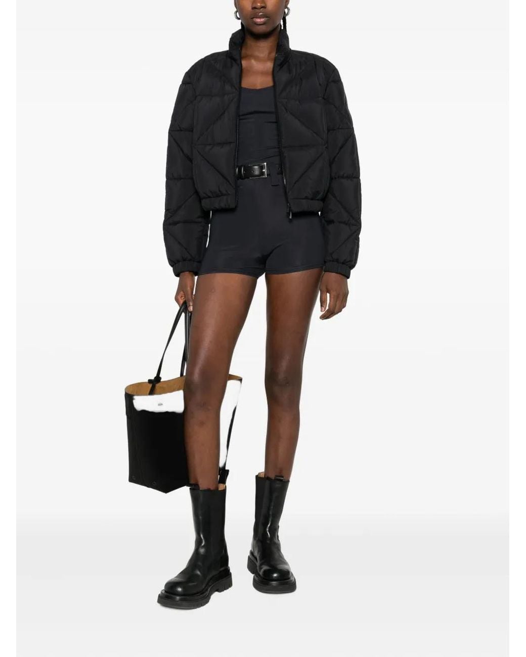 Moncler Black Quilted Shell Jacket