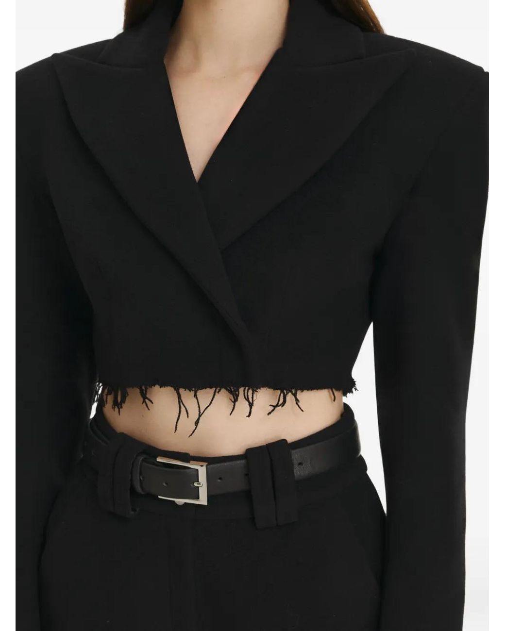 Vestiaire d'un Oiseau Libre Black Button-Up Trousers