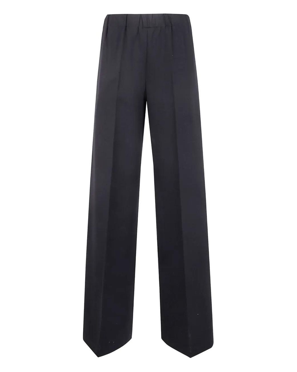 Liviana Conti Blue Elastic-Waistband Trousers