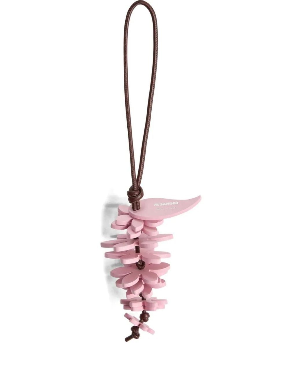 Jil Sander Pink Pine Cone Charm