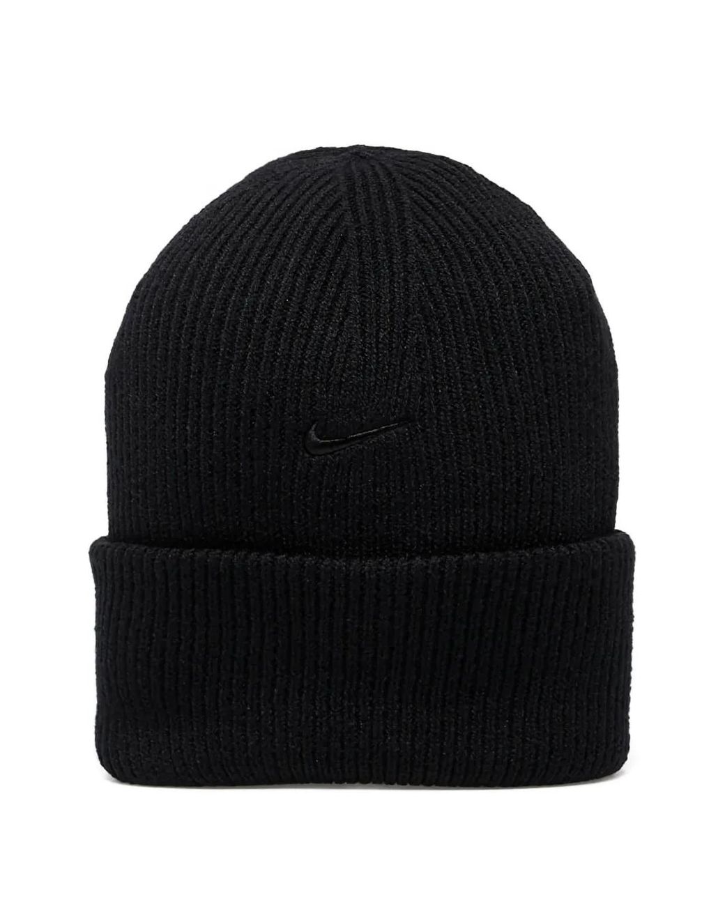 Nike Black Logo Beanie Hat