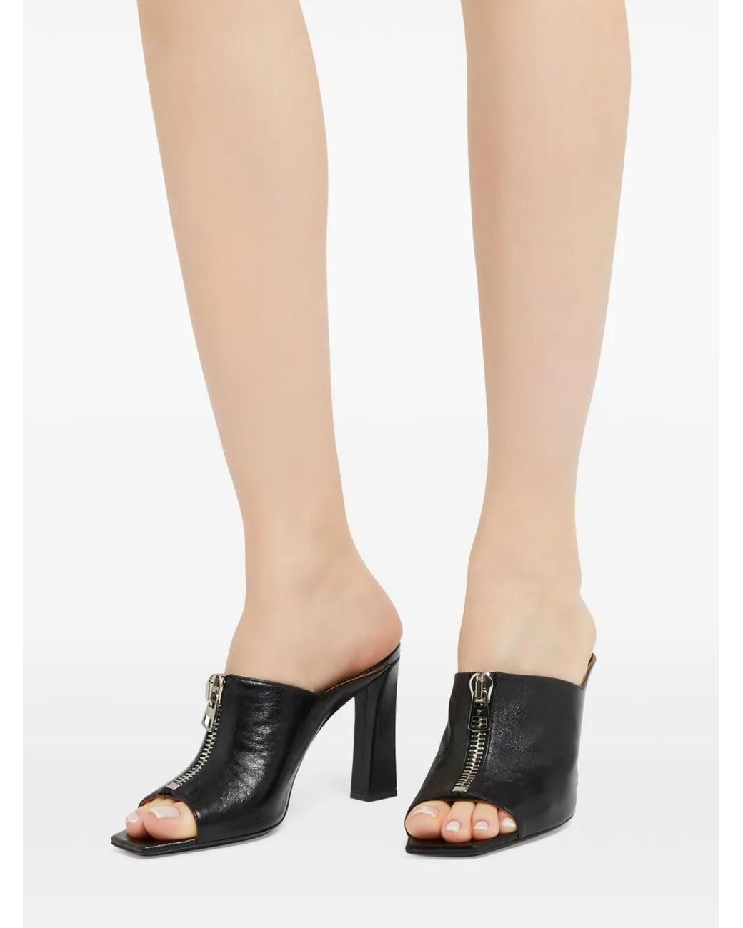 Giuseppe Zanotti Black 90Mm Oraine Mules