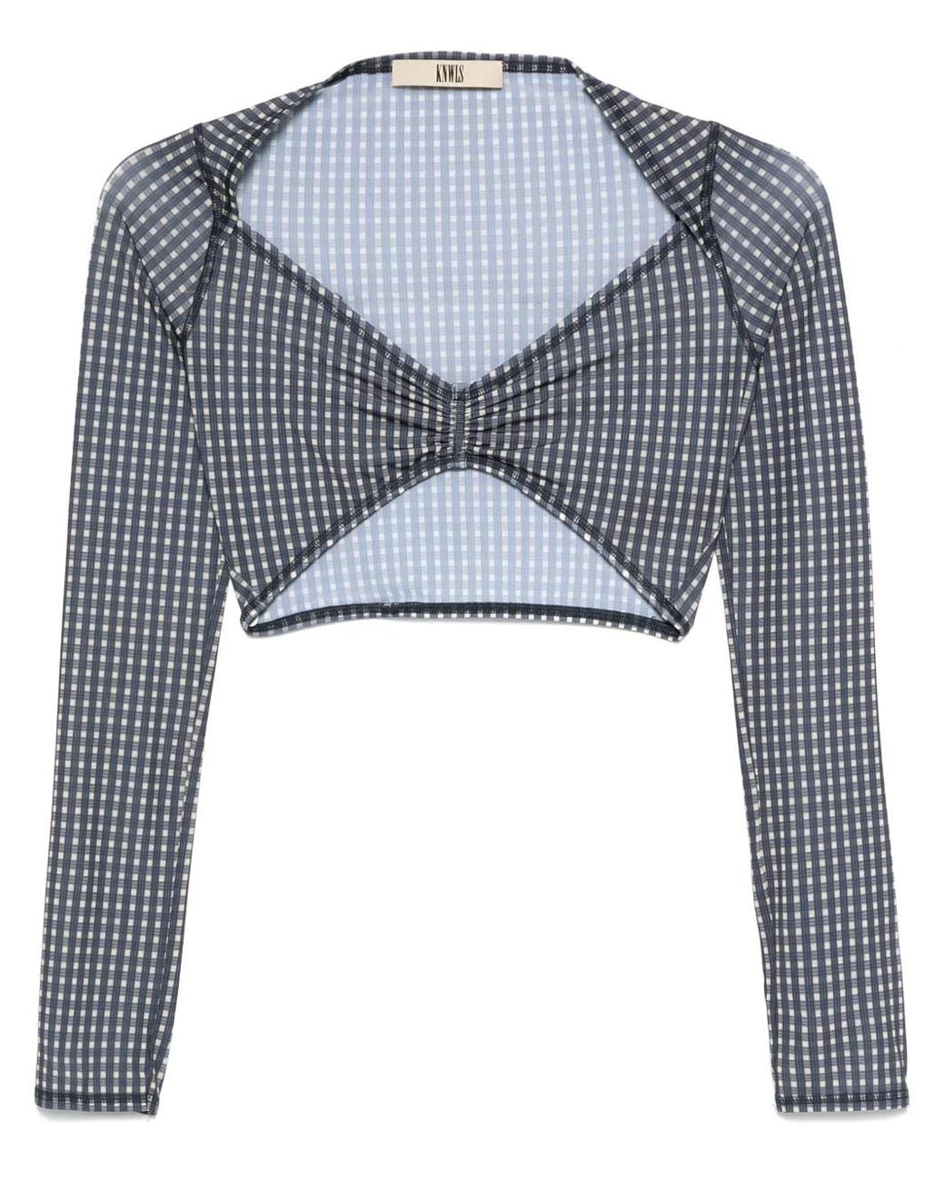 KNWLS Gray Infinity Top