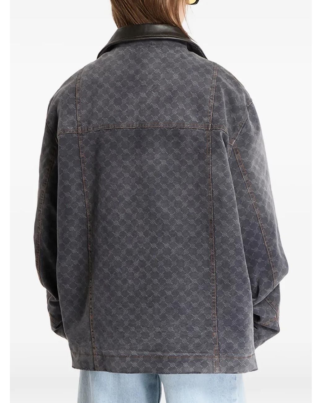 Daily Paper Denim Jack in het Gray