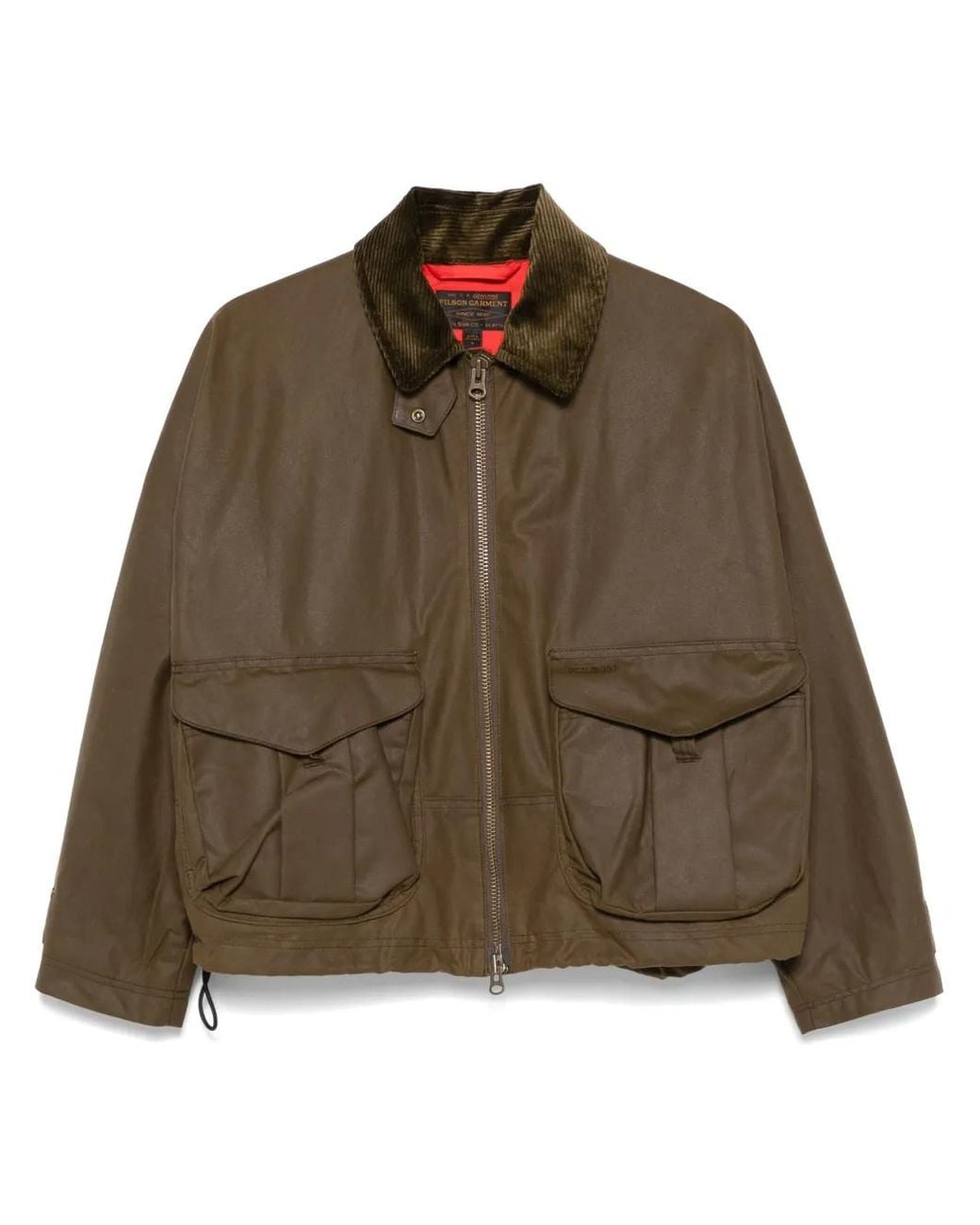 Filson Brown Corduroy-Collar Jacket