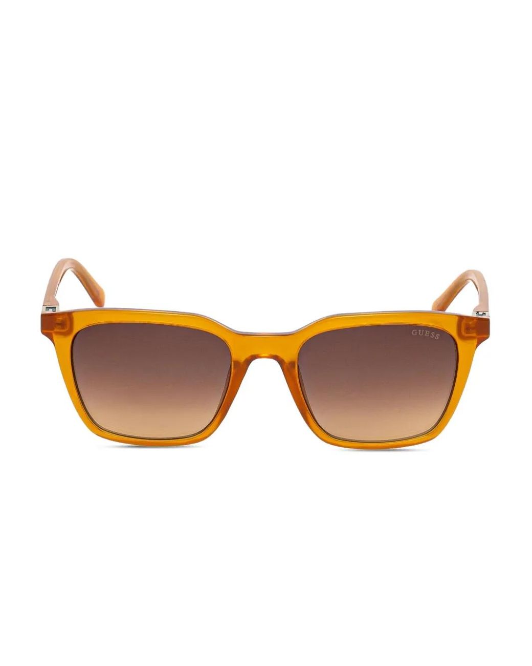 GUESS EYEWEAR Brown Lunettes De Soleil À Monture Carrée for men