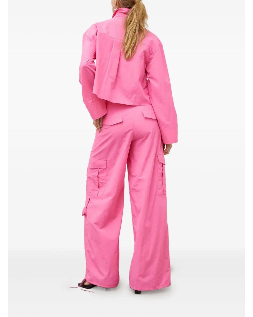Day Birger et Mikkelsen Pink Cargo-Pockets Trousers