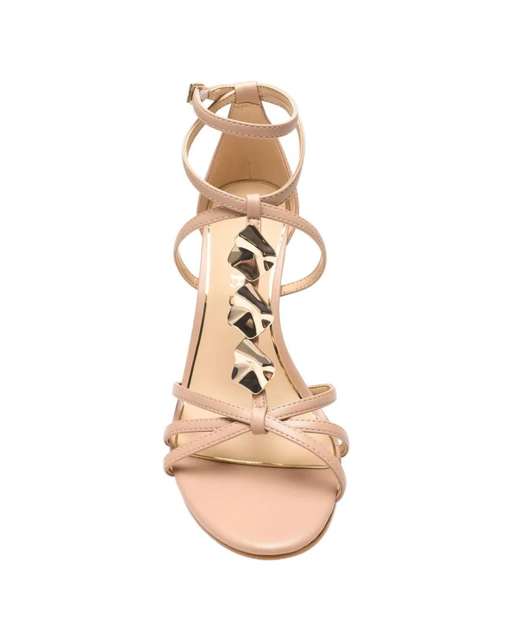 Guess Pink Chaella Sandals With Metal Detail