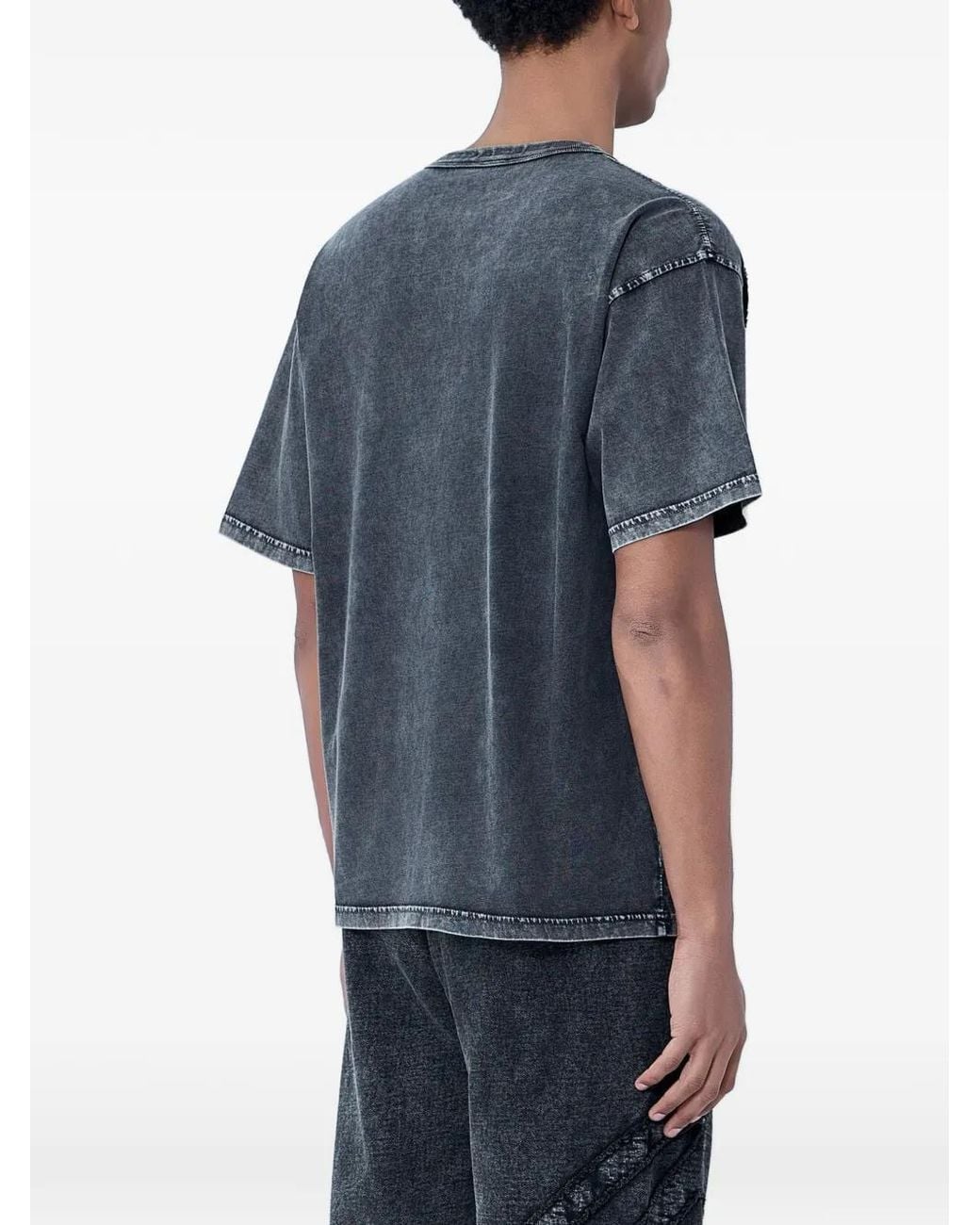 DIESEL Gray T-Boxt-Den T-Shirt for men