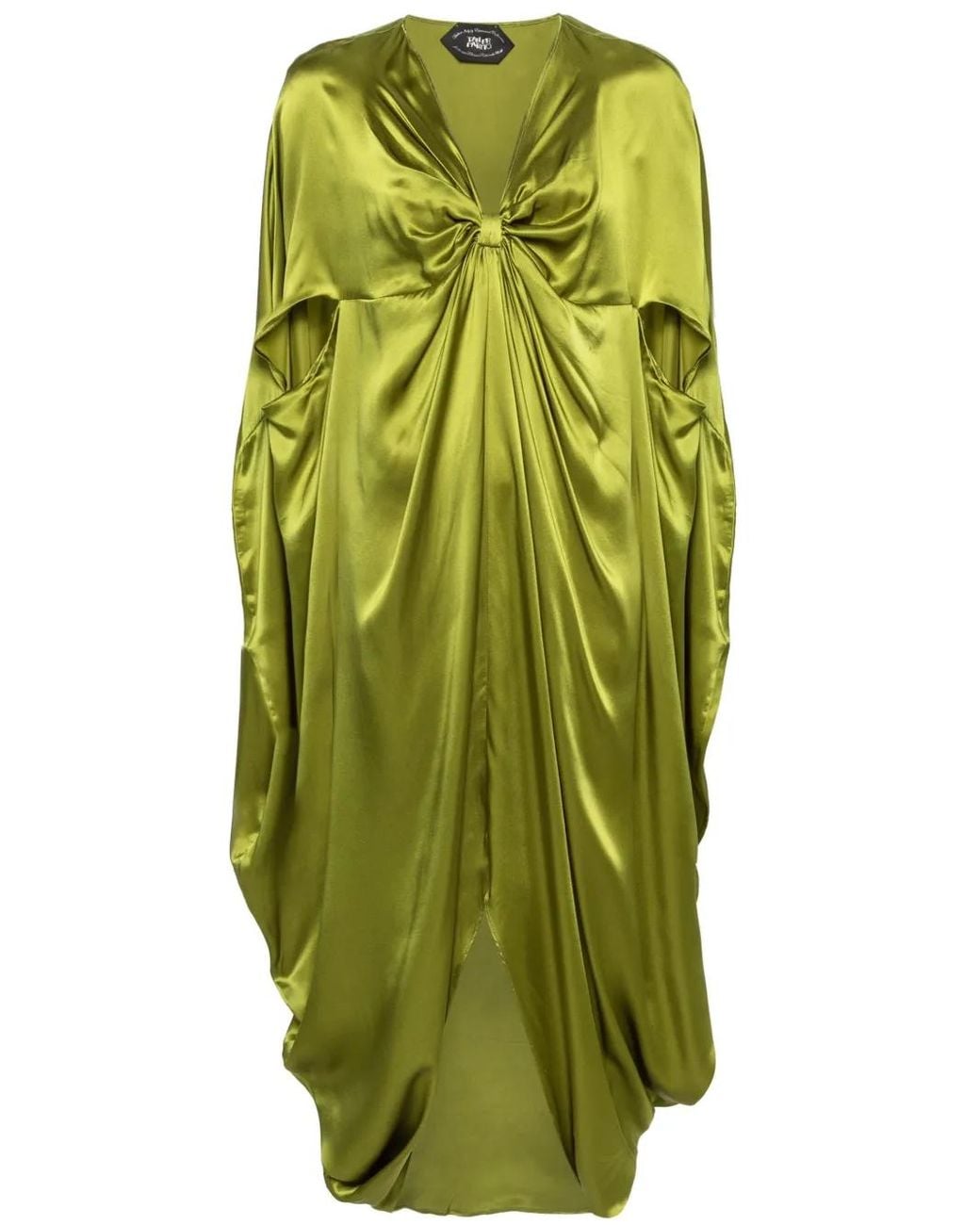 Taller Marmo Green Azores Silk-Satin Dress