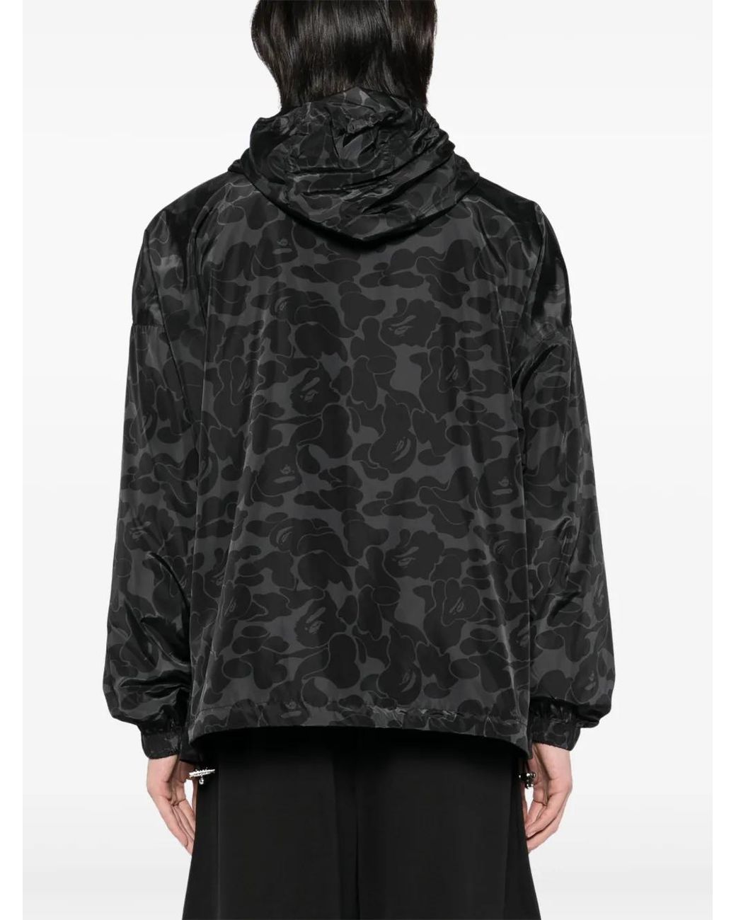 A Bathing Ape Black Abc Camo Lightweight Jacket for men