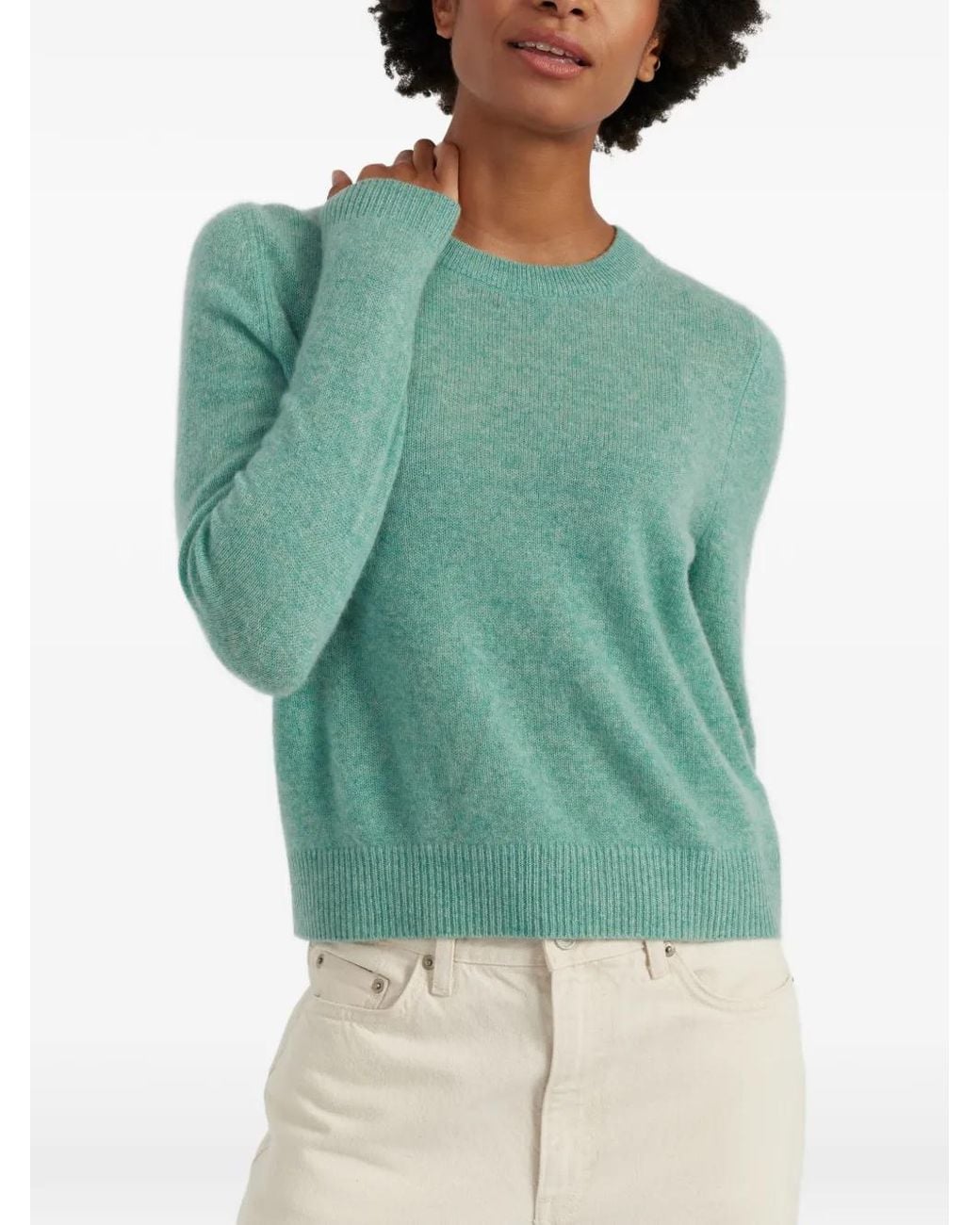 Chinti & Parker Green Cashmere Sweater