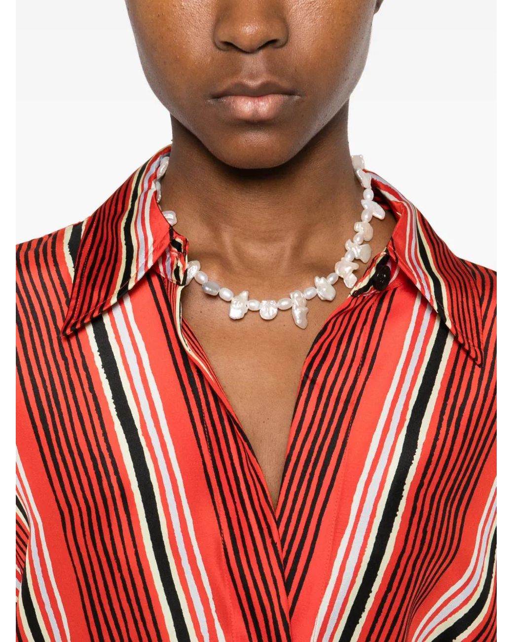 Proenza Schouler Red Amira Dress