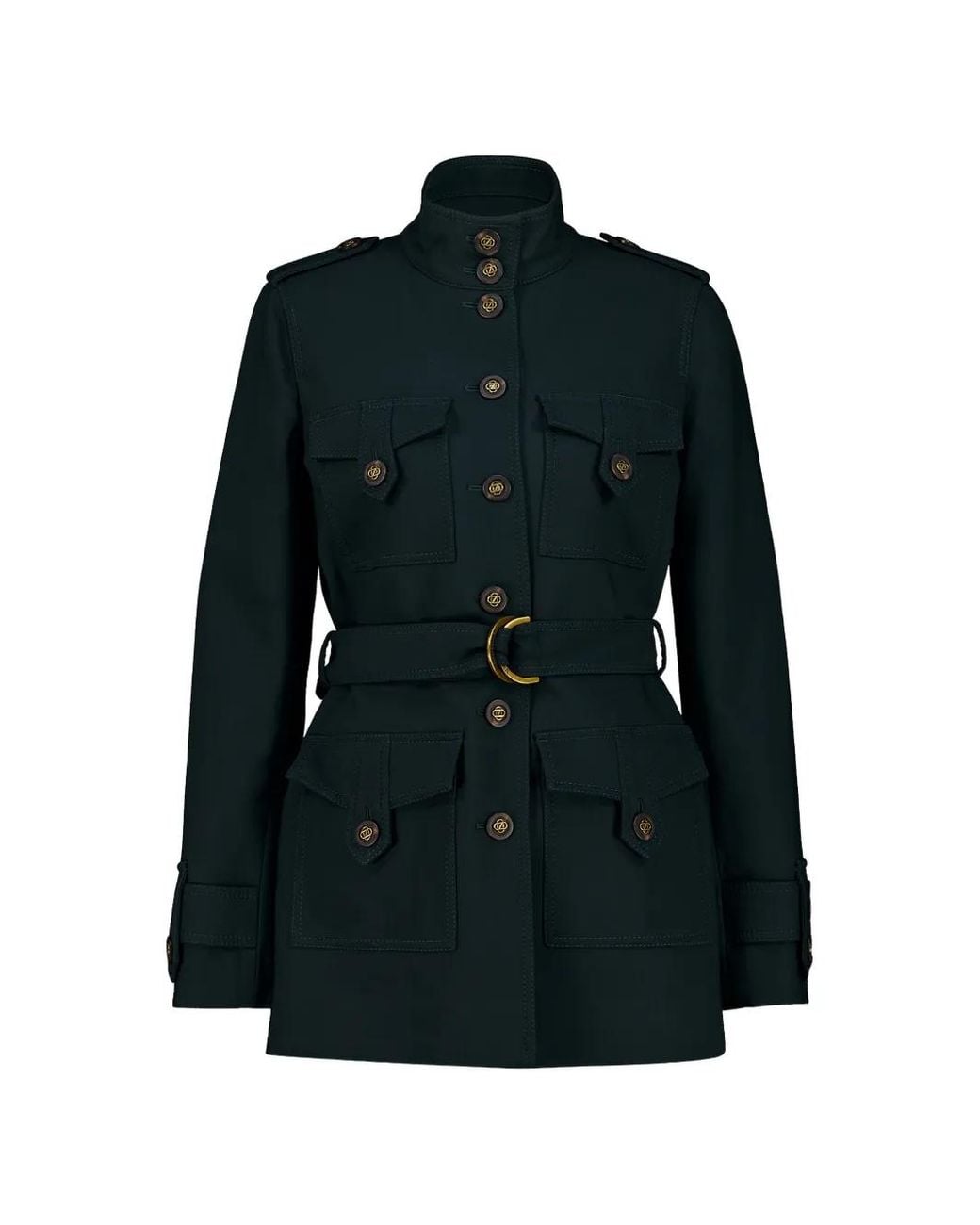Zimmermann Black Valiant Belted Utility Jacket