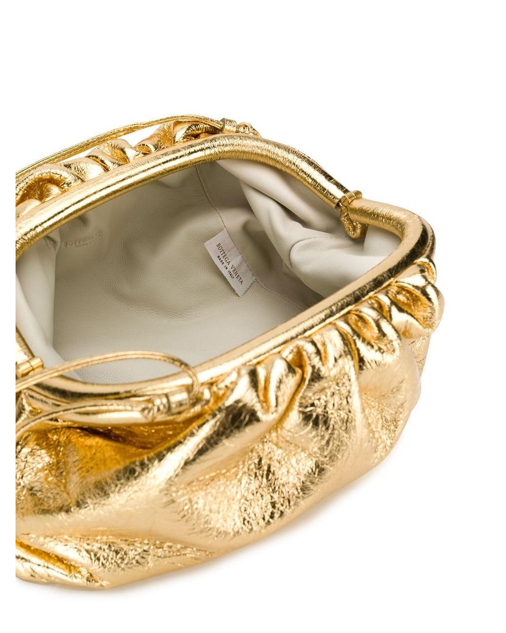 bottega gold mini pouch