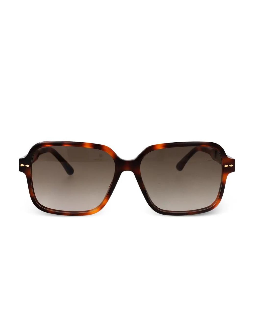 Isabel Marant Brown Square-Frame Sunglasses