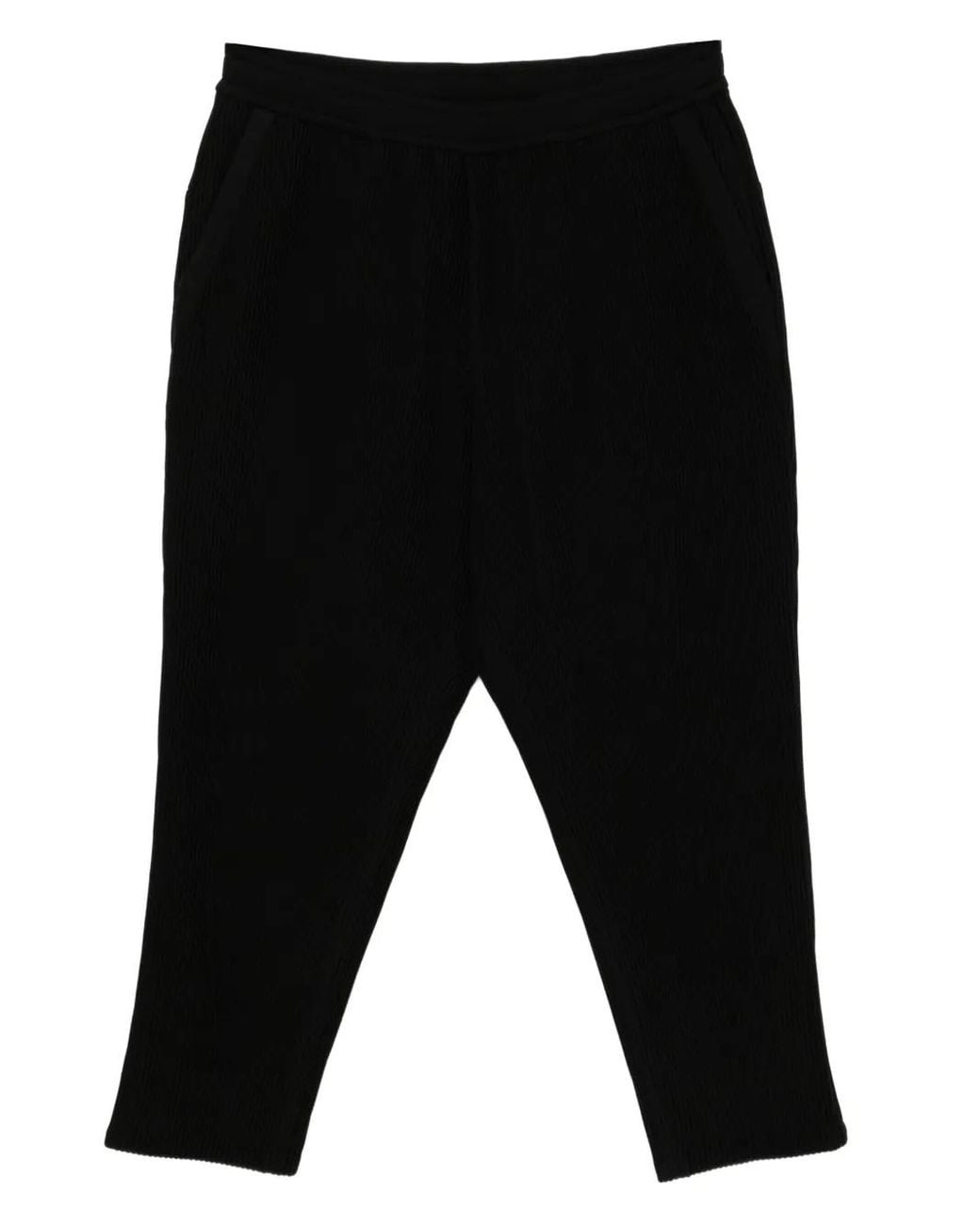 CFCL Black Hypha Tapered Trousers for men
