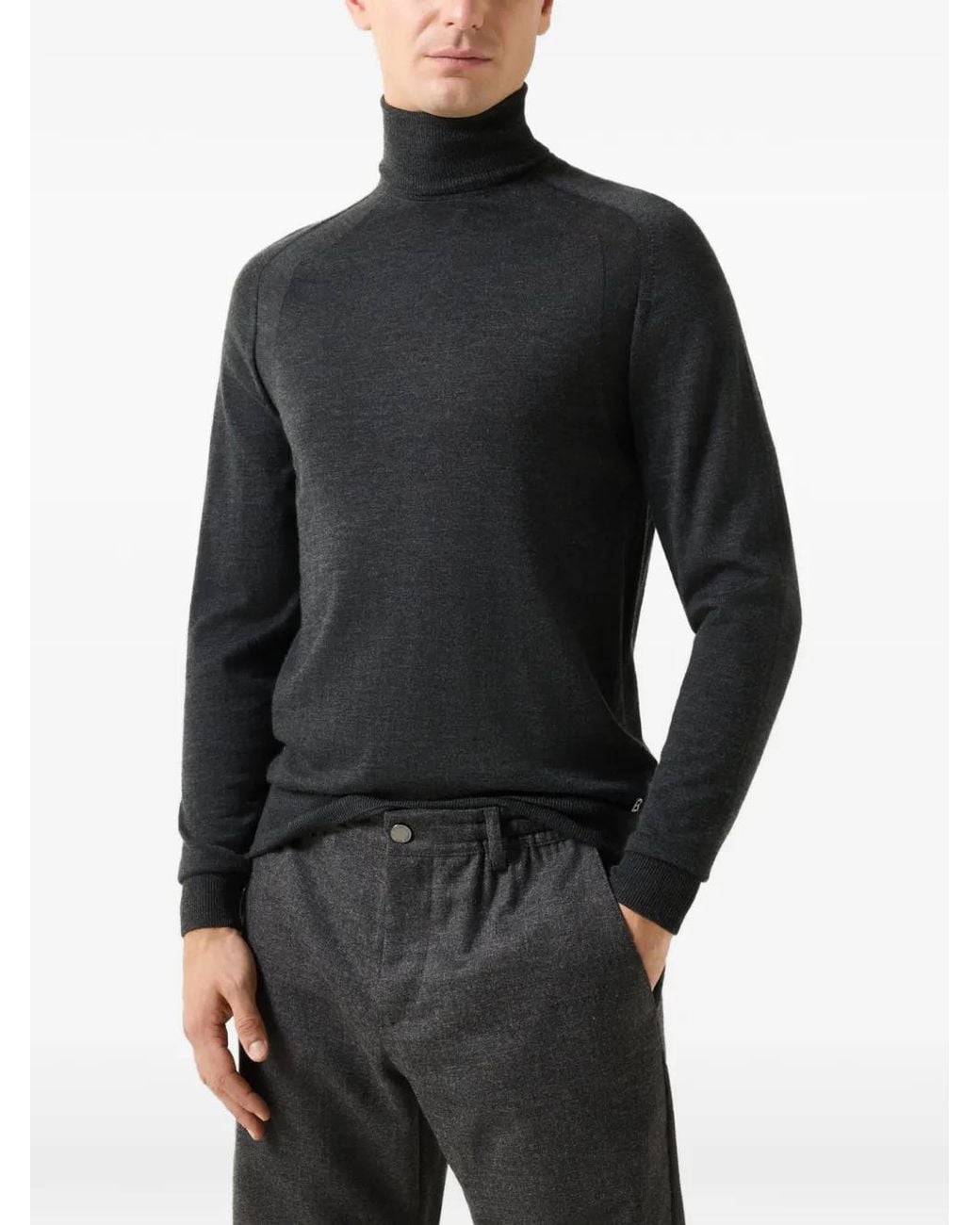 Bogner Blue Gordon Roll-Neck Sweater for men