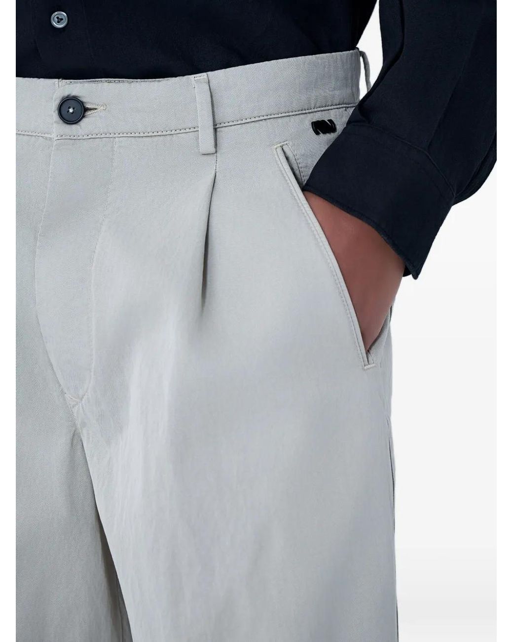 Short À Pinces Massimo Osti Studio pour homme en coloris Blue