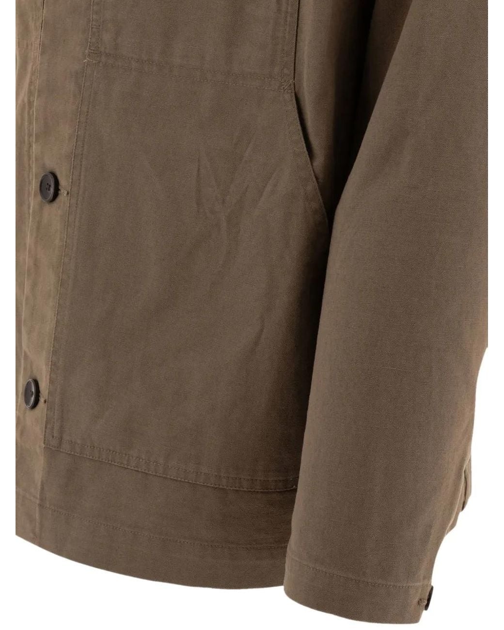 Vince Green Button-Front Patch-Pocket Jacket for men