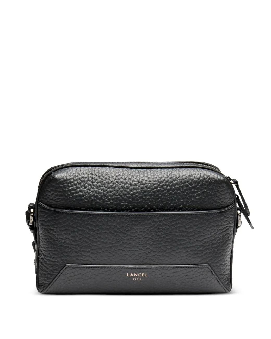 Lancel Black Milo Grained-Leather Bag for men