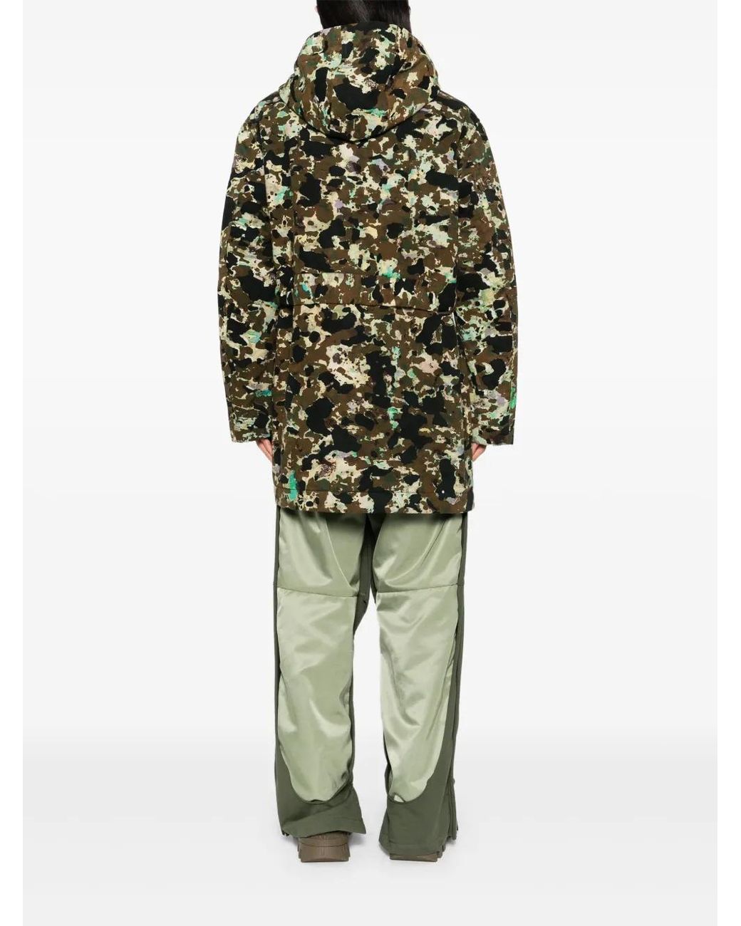 メンズ Craig Green カモフラージュ パーカーコート Green