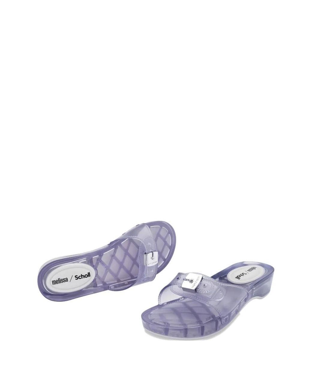 Melissa White X Scholl Pescura-Heel Slides