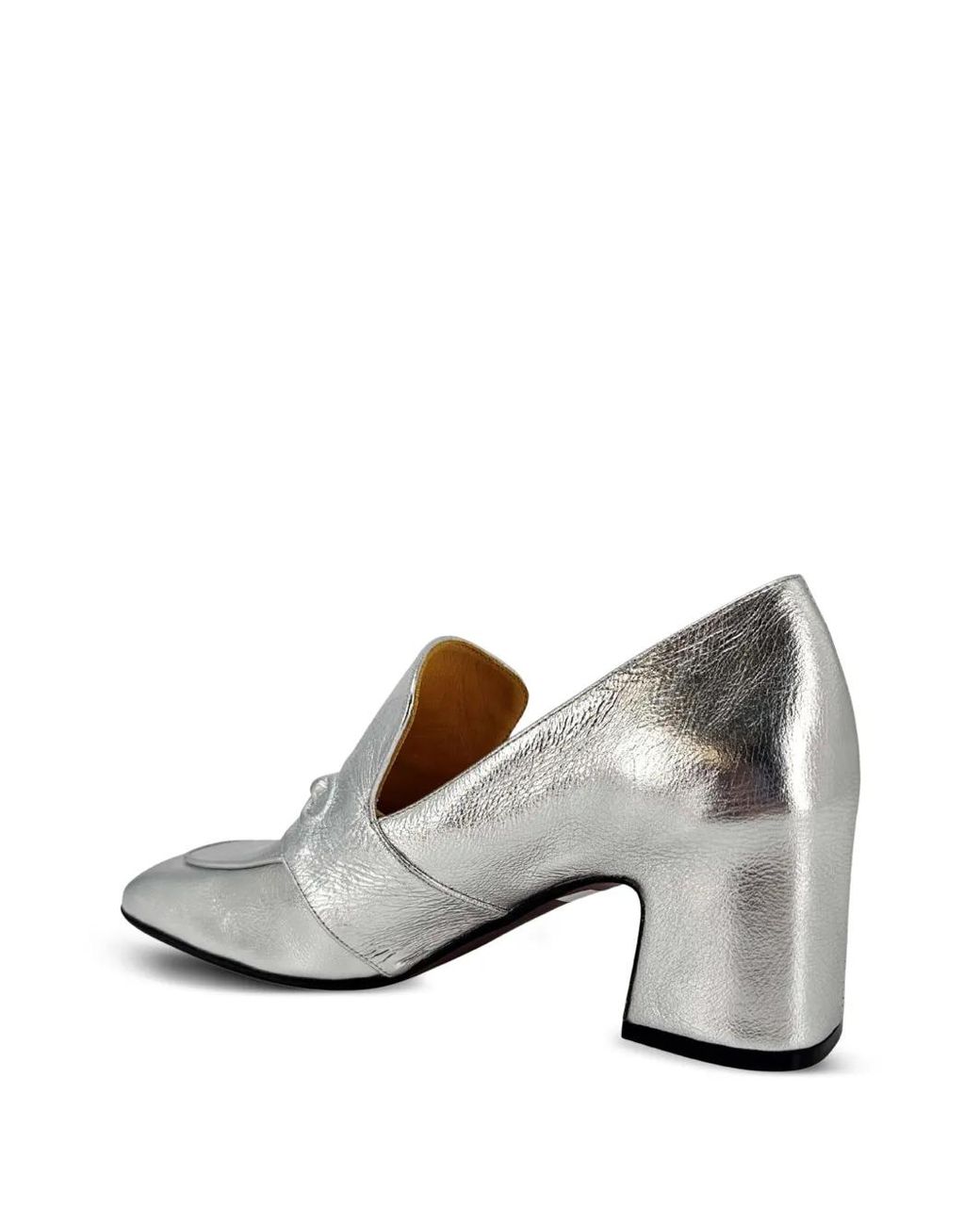 Madison Maison White Hidden-Bit Leather Loafers