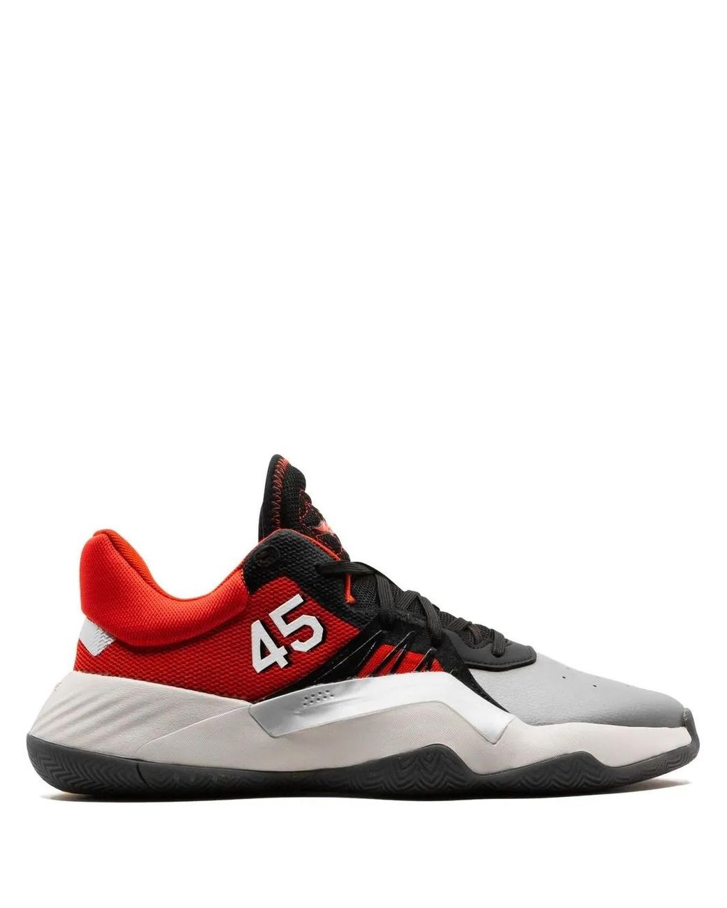 Adidas Red D.O.N. Issue 1 Low-Top Sneakers