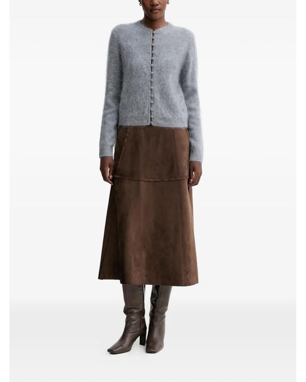 Rag & Bone Gray Jada Buttoned Cardigan