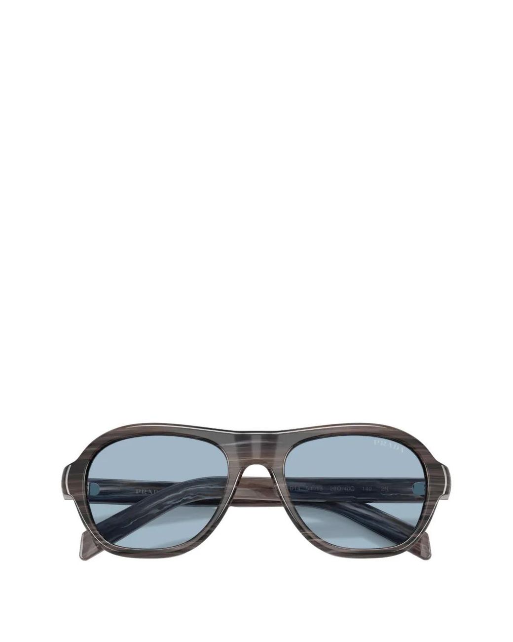 Prada Gray Shadowplay Sunglasses for men