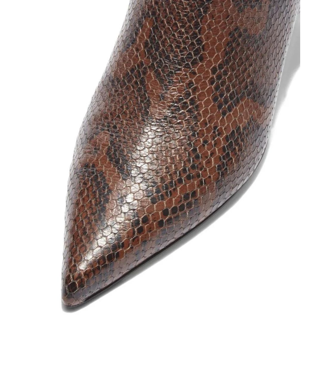 Aeyde Brown 35Mm Sofie Pointed-Toe Ankle Boots