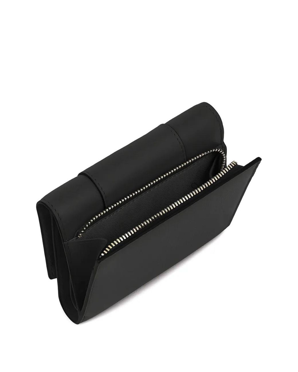 Piquadro Black Trifold Wallet