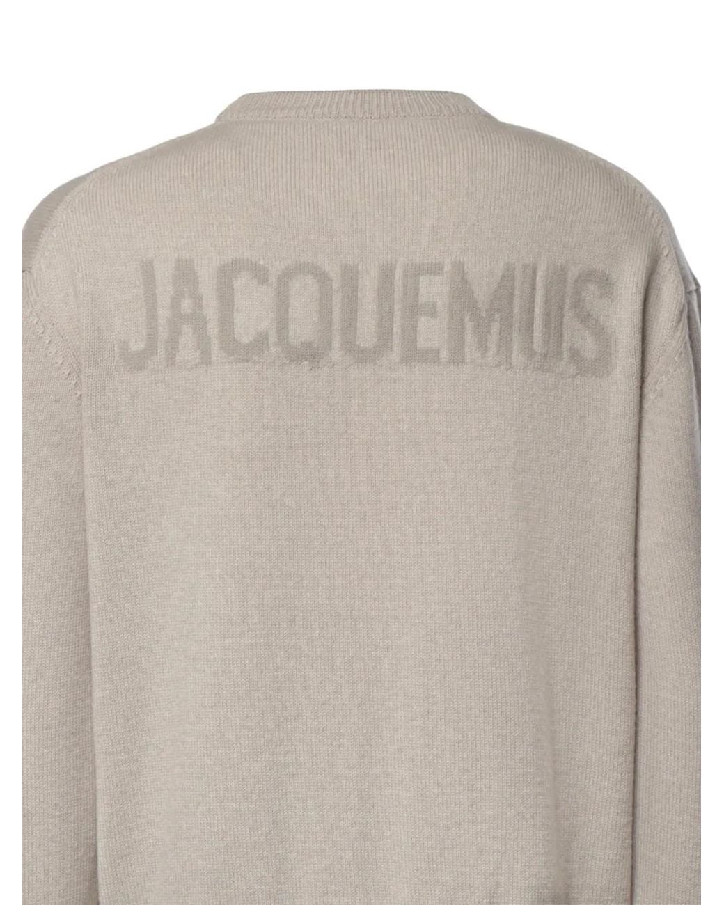 Jacquemus Natural Moulin Wool Sweater