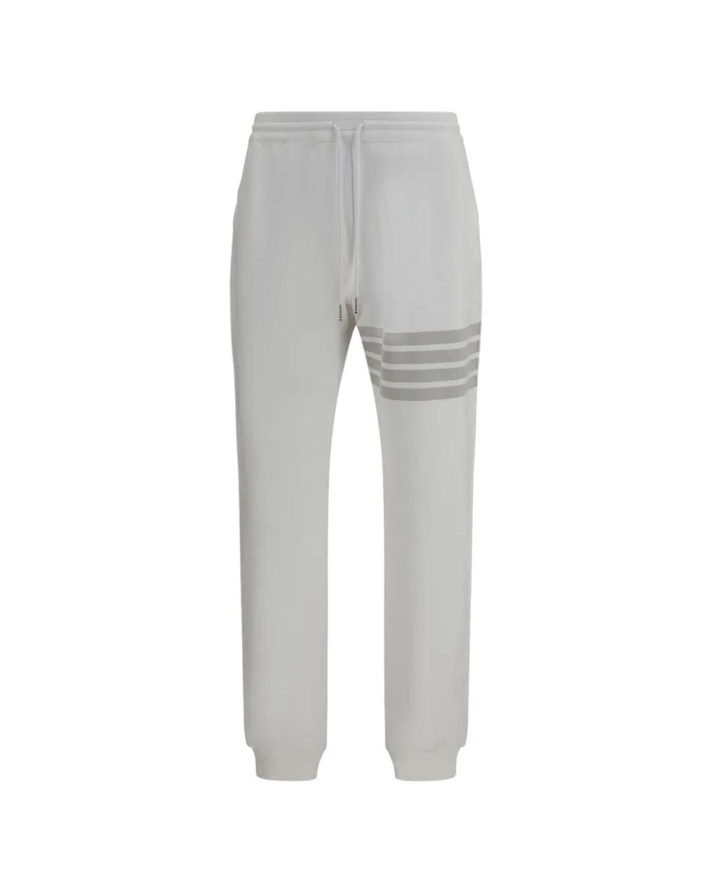 Thom Browne Gray Four Bar Overdyed Track Pants for men