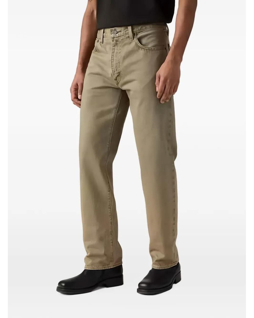 Levi's Natural 555 Relaxed Straight Jeans for men