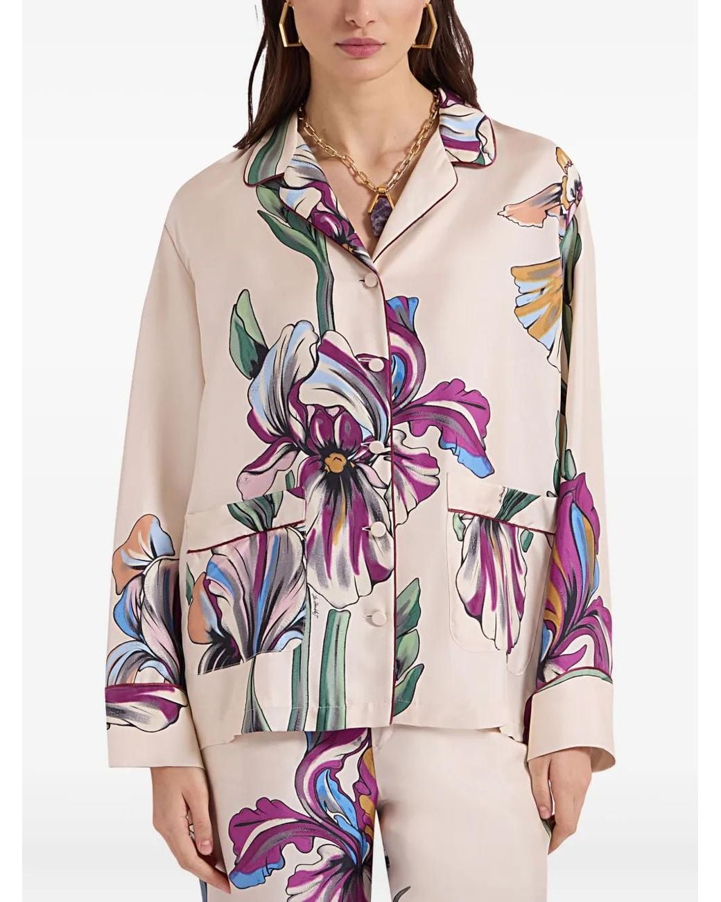 LaDoubleJ White Pajama Shirt