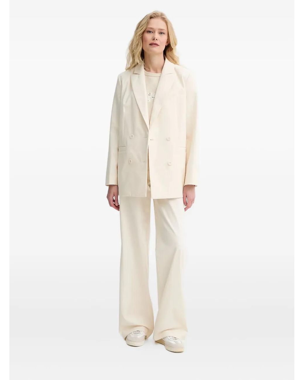 A.P.C. Natural Double-Breasted Blazer