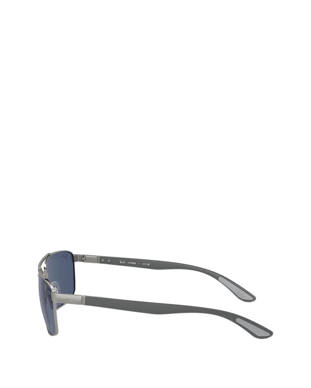 Ray-Ban Blue Double-Bridge Rectangle-Frame Sunglasses