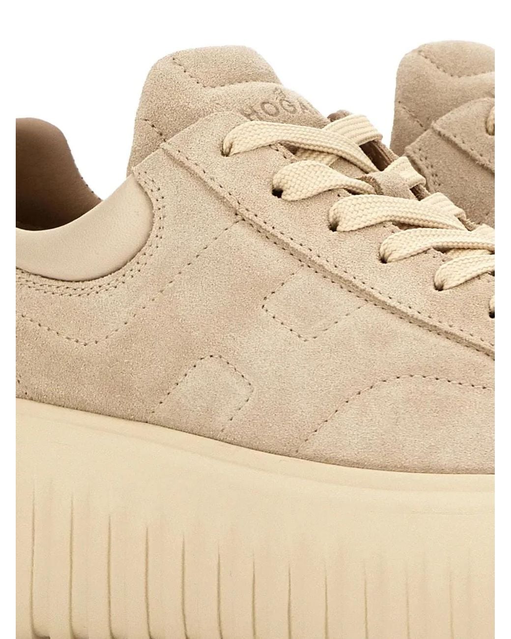 Hogan Natural H Detail Platform Sneakers for men