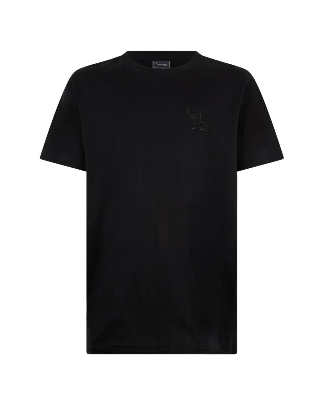 Billionaire Black Ss Round-Neck T-Shirt for men